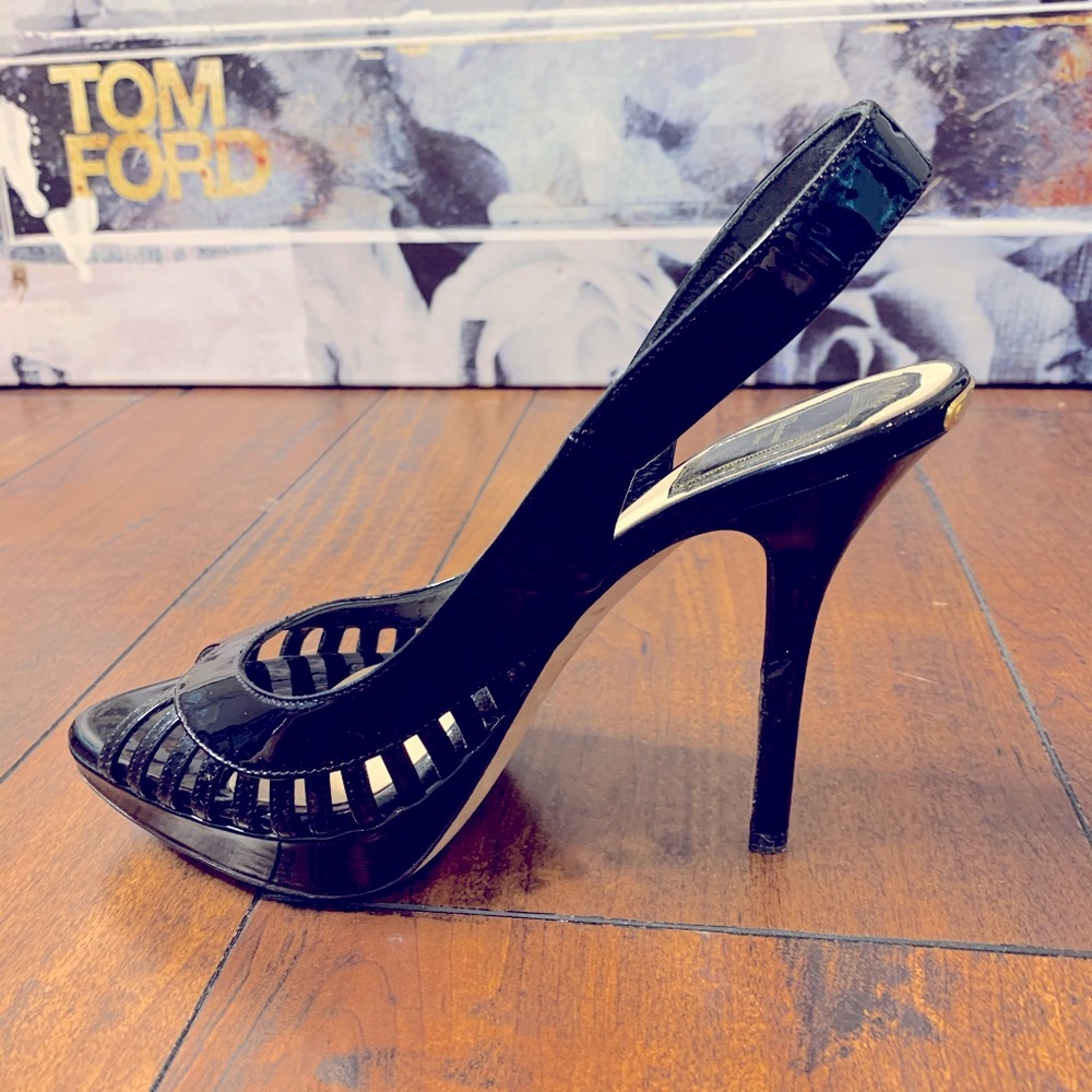 Christian Dior 36.5 black heels